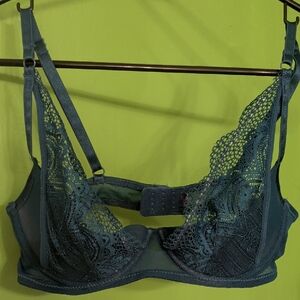 Adore Me Lace Bra in Teal